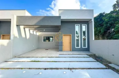 Casa com 3 quartos à venda na 2443 embiryba, 48, pontal do norte, itapoá por r$ 450.000