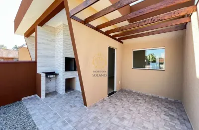 Casa com 3 quartos à venda na tupã 2580, 390, pontal do norte, itapoá por r$ 390.000