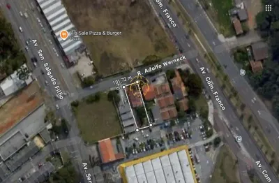 Terreno à venda na afonso werneck, 70, uberaba, curitiba por r$ 900.000