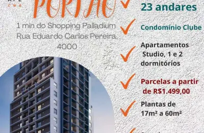 Apartamento com 1 quarto à venda na praça padre joão bagozzi, portão, curitiba, 60 m2 por r$ 334.000