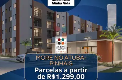 Apartamento com 2 quartos à venda na rua tibúrcio g. de oliveira, 304, atuba, pinhais, 44 m2 por r$ 306.000