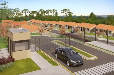 Casa em condomínio fechado com 2 quartos à venda no colônia dona luíza, ponta grossa , 42 m2 por r$ 247.385