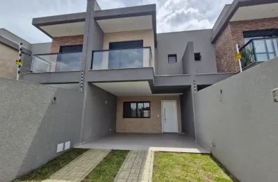 Belíssimos sobrados no tingui com 114m² com 03 quartos 02 vagas de garagem e terreno nos fundos