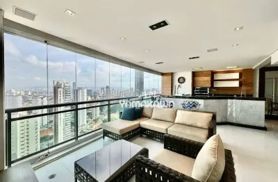 Cobertura com 3 dormitórios à venda, 348 m² por r$ 5.000.000,00 - jardim anália franco - são paulo/sp