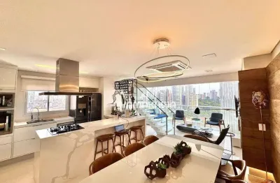 Cobertura com 4 dormitórios à venda, 222 m² por r$ 3.200.000,00 - jardim anália franco - são paulo/sp