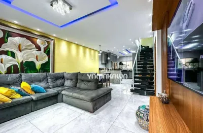 Sobrado com 3 dormitórios à venda, 177 m² por r$ 874.000,00 - cangaíba - são paulo/sp