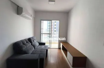 Apartamento com 1 dormitório para alugar, 50 m² por r$ 3.900,00/mês - jardim anália franco - são paulo/sp