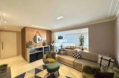 Apartamento com 3 dormitórios à venda, 137 m² por r$ 1.850.000,00 - jardim anália franco - são paulo/sp