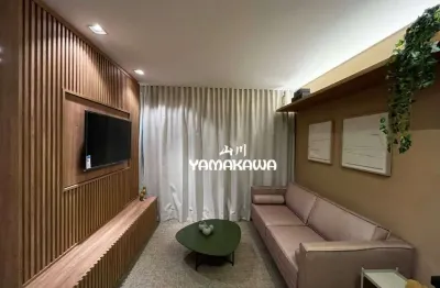 Apartamento com 1 dormitório para alugar, 41 m² por r$ 5.829,00/mês - tatuapé - são paulo/sp