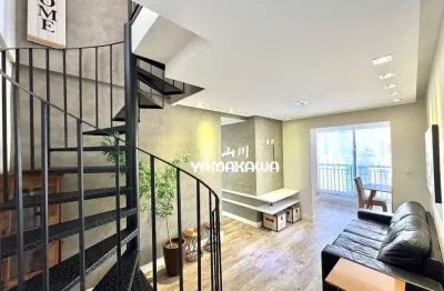 Apartamento duplex com 2 dormitórios à venda, 105 m² por r$ 1.000.000,00 - tatuapé - são paulo/sp