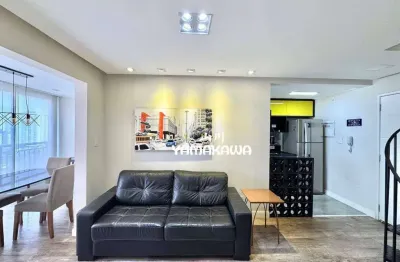 Apartamento duplex com 2 dormitórios à venda, 105 m² por r$ 1.000.000,00 - tatuapé - são paulo/sp