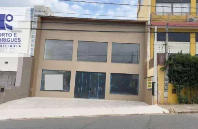 Salão para alugar, 652 m² por r$ 16.200/mês - taquaral -camb- campinas/sp