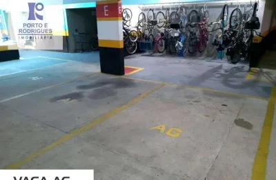 Apartamento com 2 dormitórios , garagem e sacda , à venda por r$ 270.000 - jardim três marias - guarujá/sp