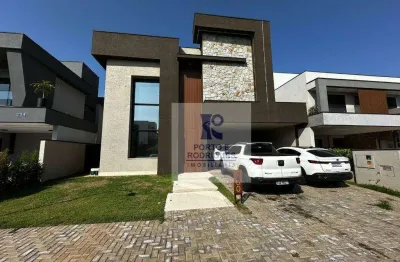 Casa com 3 dormitórios para alugar, 349 m² por r$ 40.000/mês - loteamento residencial arborais -camb- campinas/são paulo