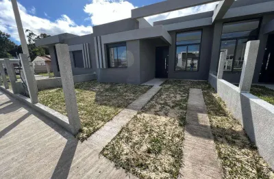 Casa geminada 2 dorm à venda no bairro nova guarani - 1 vaga de garagem