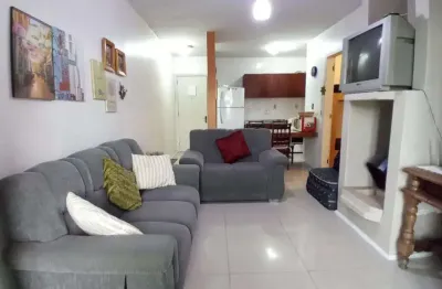 Apartamento 01 dorm e meio à venda no bairro capão novo - 1 vaga de garagem