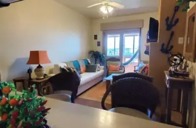 Apartamento 01 dorm e meio à venda no bairro capão novo com 55 m² de área privativa - 1 vaga de garagem