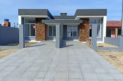 Casa geminada 2 dorm à venda no bairro praia do barco com 92 m² de área privativa - 1 vaga de garagem