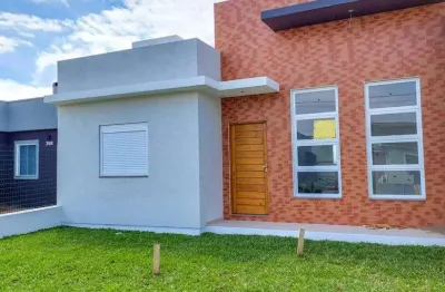 Casa geminada 2 dorm à venda no bairro nova guarani com 68 m² de área privativa - 1 vaga de garagem