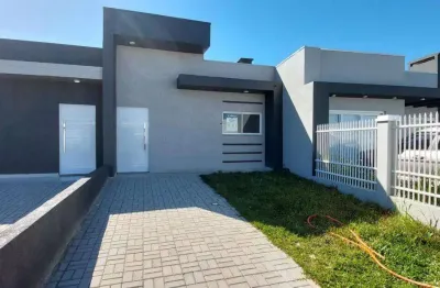 Casa geminada 3 dorm à venda no bairro nova guarani com 67 m² de área privativa - 1 vaga de garagem