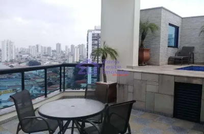 Cobertura à venda, 228 m² por r$ 2.545.000,00 - vila regente feijó - são paulo/sp