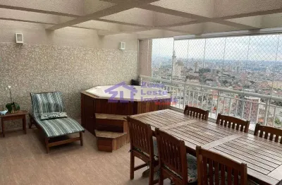 Cobertura com 2 dormitórios, 283 m² - venda por r$ 1.260.000,00 ou aluguel por r$ 11.125,60/mês - v