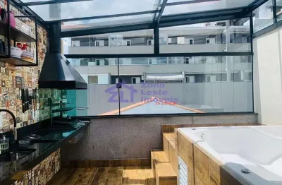 Maravilhoso sobrado de condomínio com 3 suites e terraço gourmet com jacuzzi à venda, 180 m² por r$