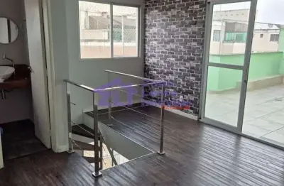 Cobertura duplex com 2 dormitórios à venda e locação, 88 m² por r$ 450.000,00 - jardim aricanduva -