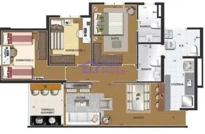 Apartamento com 3 dormitórios à venda, 77 m² por r$ 797.120,00 - alto da mooca - são paulo/sp