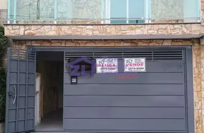 Sobrado maravilhoso  com 3 dormitórios para locação e venda, 125 m²- jardim piqueroby