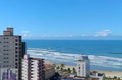 Apartamento com vista mar 2 dormitórios, 2 suítes no caiçara