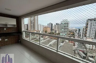 Apartamento no canto do forte com sacada gourmet e lazer completo