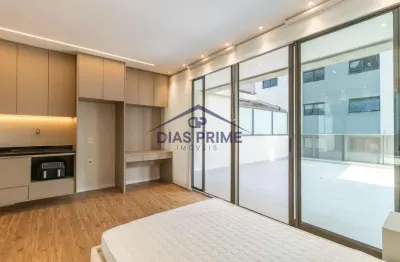 Apartamento garden para venda em são paulo, moema, 1 dormitório, 1 banheiro