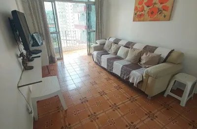 Lindo apartamento frente para o mar na guilhermina 1 dormitório