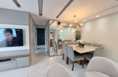 Apartamento lindo e aconchegante, finamente decorado, 3 quartos e garagem
