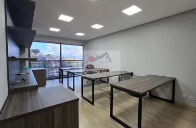 Sala comercial com 42m² para locação em valongo-santos-sp