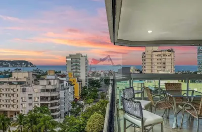 Apartamento com 3 suítes à venda na região da brunela em enseada, guarujá/sp