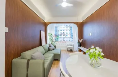 Apartamento com 2 dormitórios mobiliado e decorado à venda em josé menino, santos/sp