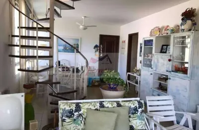 Apartamento cobertura duplex com 3 dormitórios em parque enseada, guarujá/sp