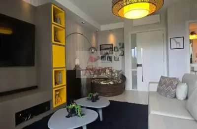 Apartamento duplex com 2 suítes mobiliado e climatizado à venda em  parque enseada, guarujá/sp