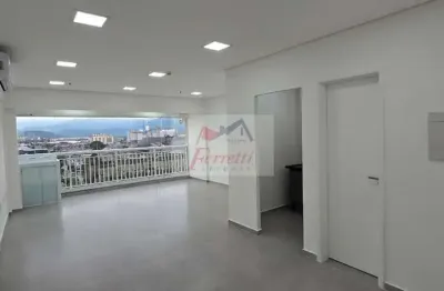 Sala comercial com 41m² para locação,  em Vila Mathias, Santos/SP