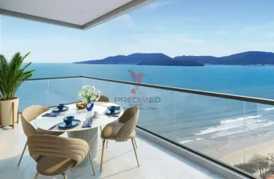 Apartamento de frente para o mar, 3 suítes,  localizado na melhor região de porto belo!