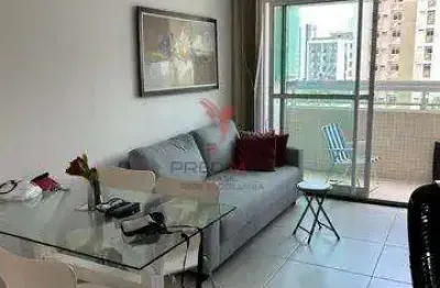Apartamento em tambaú com 53,27m2, 2 quartos, sendo um suíte; uma vaga de garagem, varanda