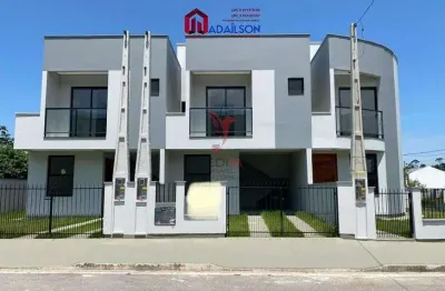 Sobrado em são jose sc com 3 quartos e 3 banheiros à venda, 91 m² por r$ 490.000 cef