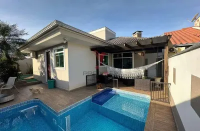 Casa semi mobiliada e com piscina no bairro amizade em jaragua do sul - sc