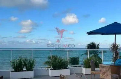 Oportunidade. vende-se flat pronto a investir. na beira-mar do cabo branco