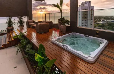 Cobertura  alto padrão, cabo branco, piscina,porteira fechada,,4 suites,6 vagas,vista mar!