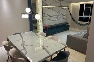 Lindo apartamento de 3 quartos,para locação 3 quartos em jardim oceania - mobiliado