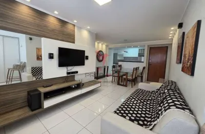 Apartamento maravilhoso em manaíra em andar alto com vista mar e mobiliado