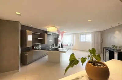 Apartamento alto padrão, porteira fechada, 3/4 no brisamar